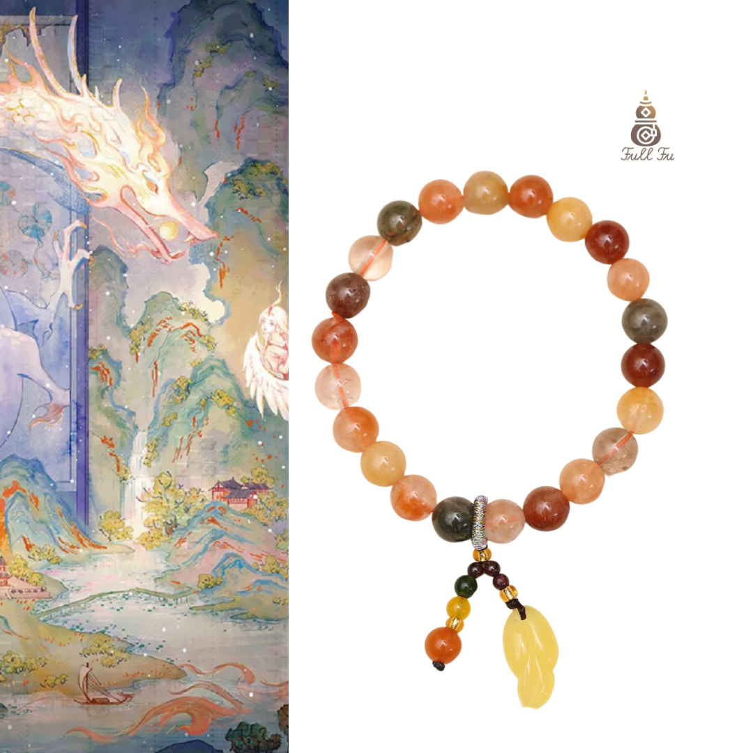 Full Fu Rutilated Quartz Lucky Bracelet