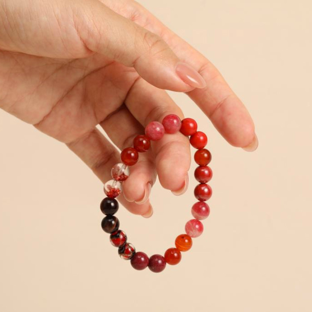 Five Elements Fire——Red crystal bracelet