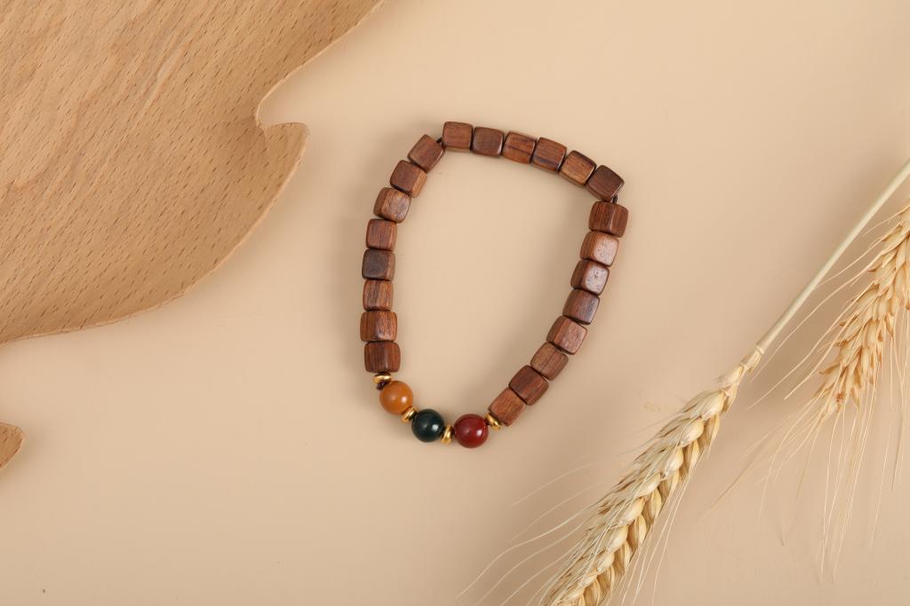 Sugar Cube Black Rosewood Bracelets
