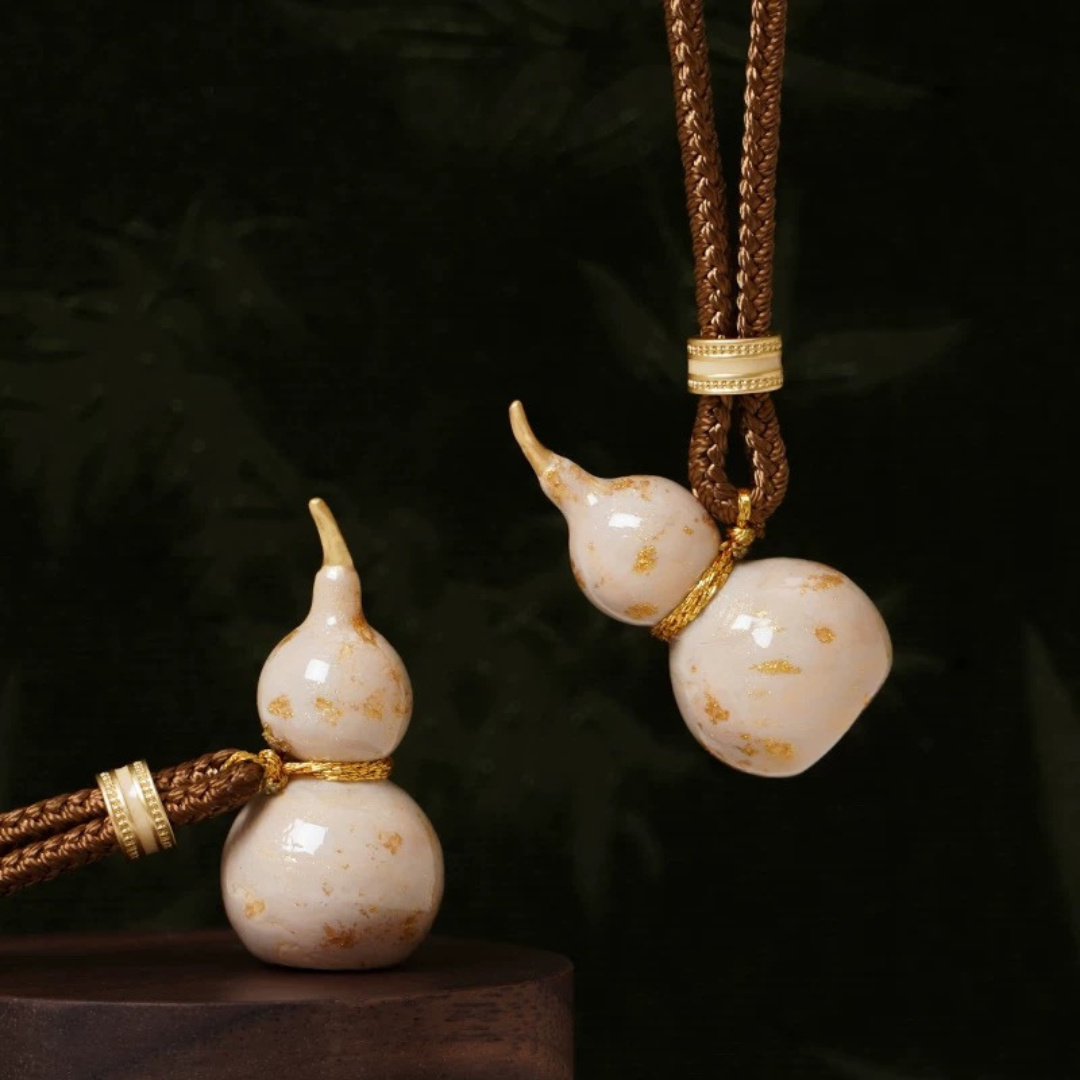 New Chinese Enamel Color Mini Gourd Necklace