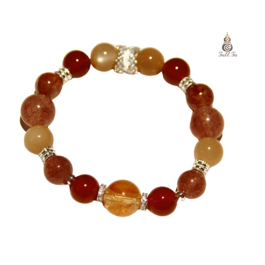 Peach blossom luck attracts fate bracelets