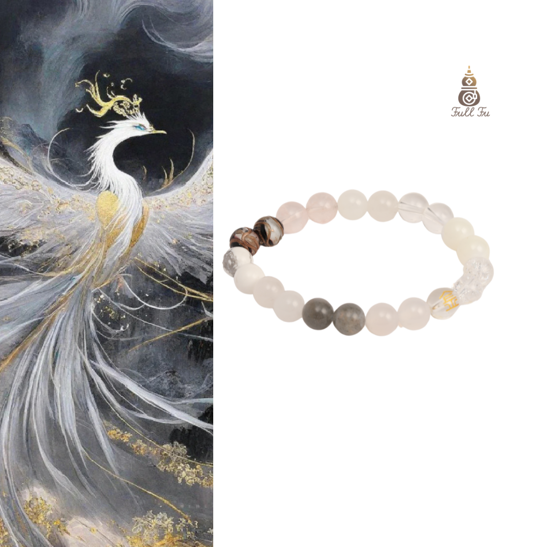 Five Elements Metal——White crystal bracelet