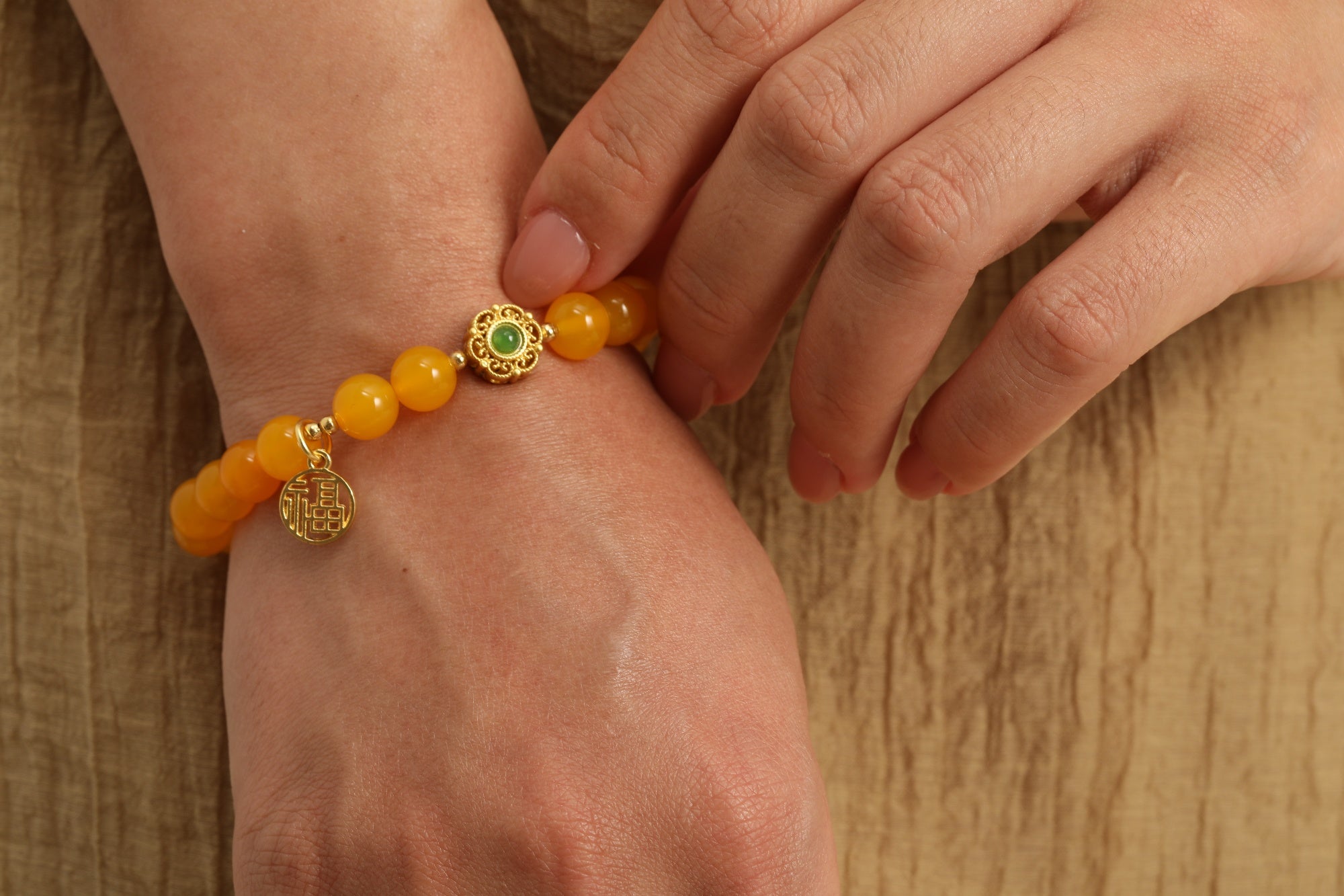 Bracciale Extreme Wealth in agata gialla