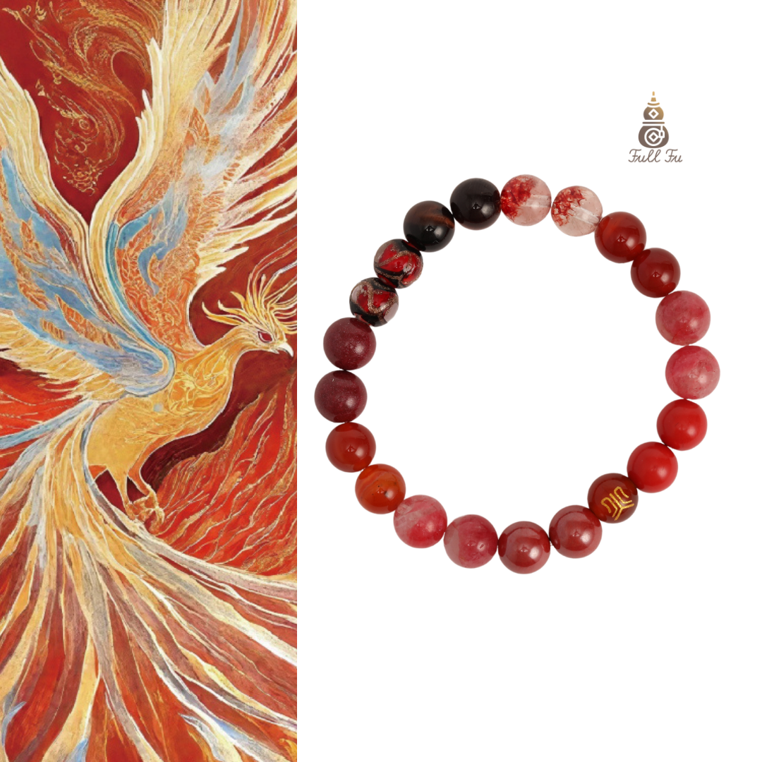 Five Elements Fire——Red crystal bracelet