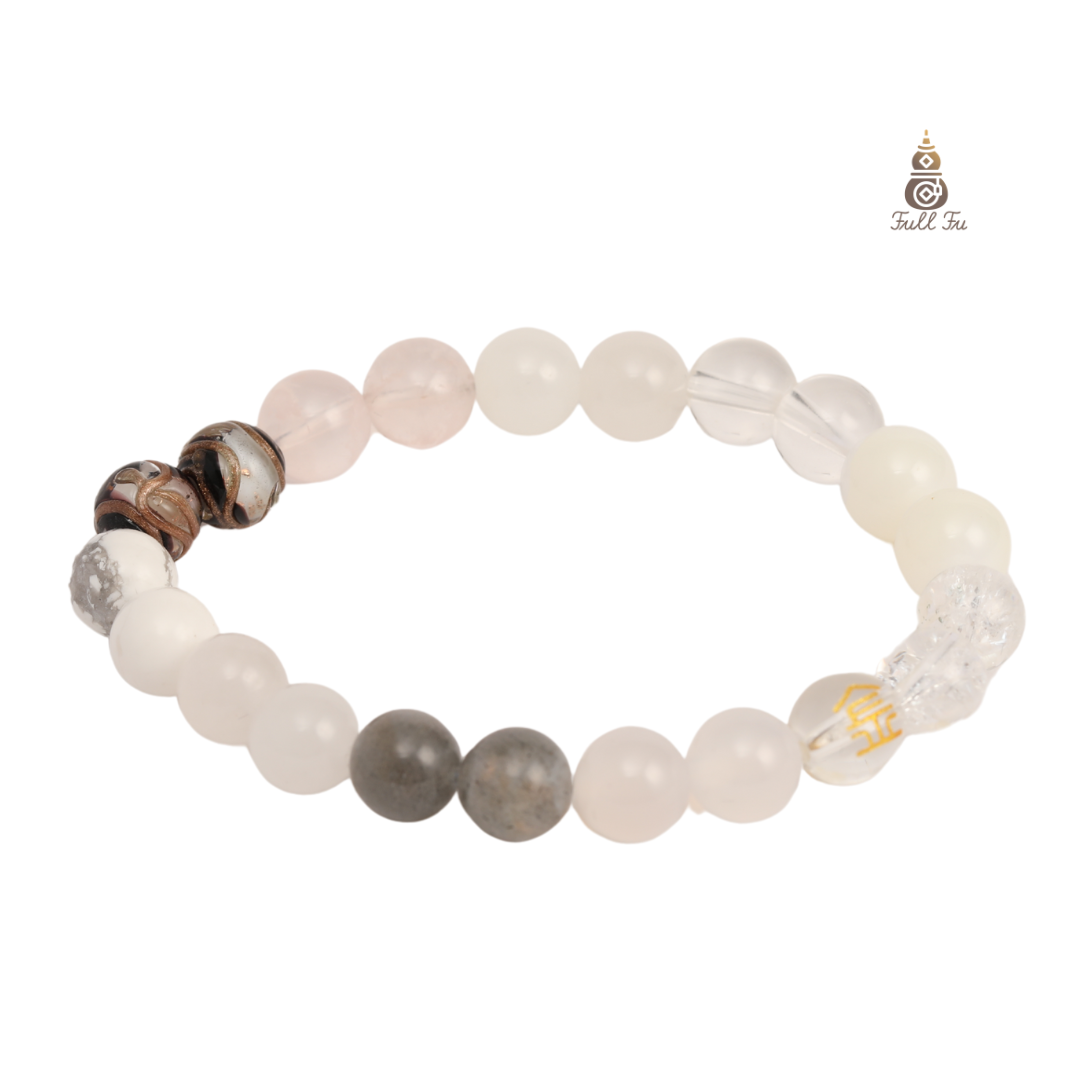 Five Elements Metal——White crystal bracelet