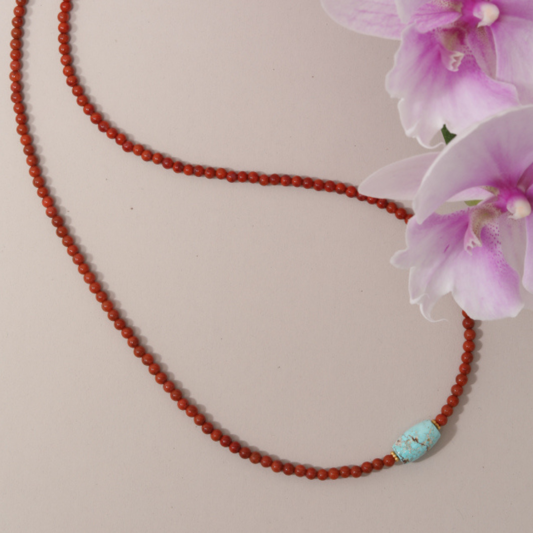 Collana Lucky Strike South Red Agate