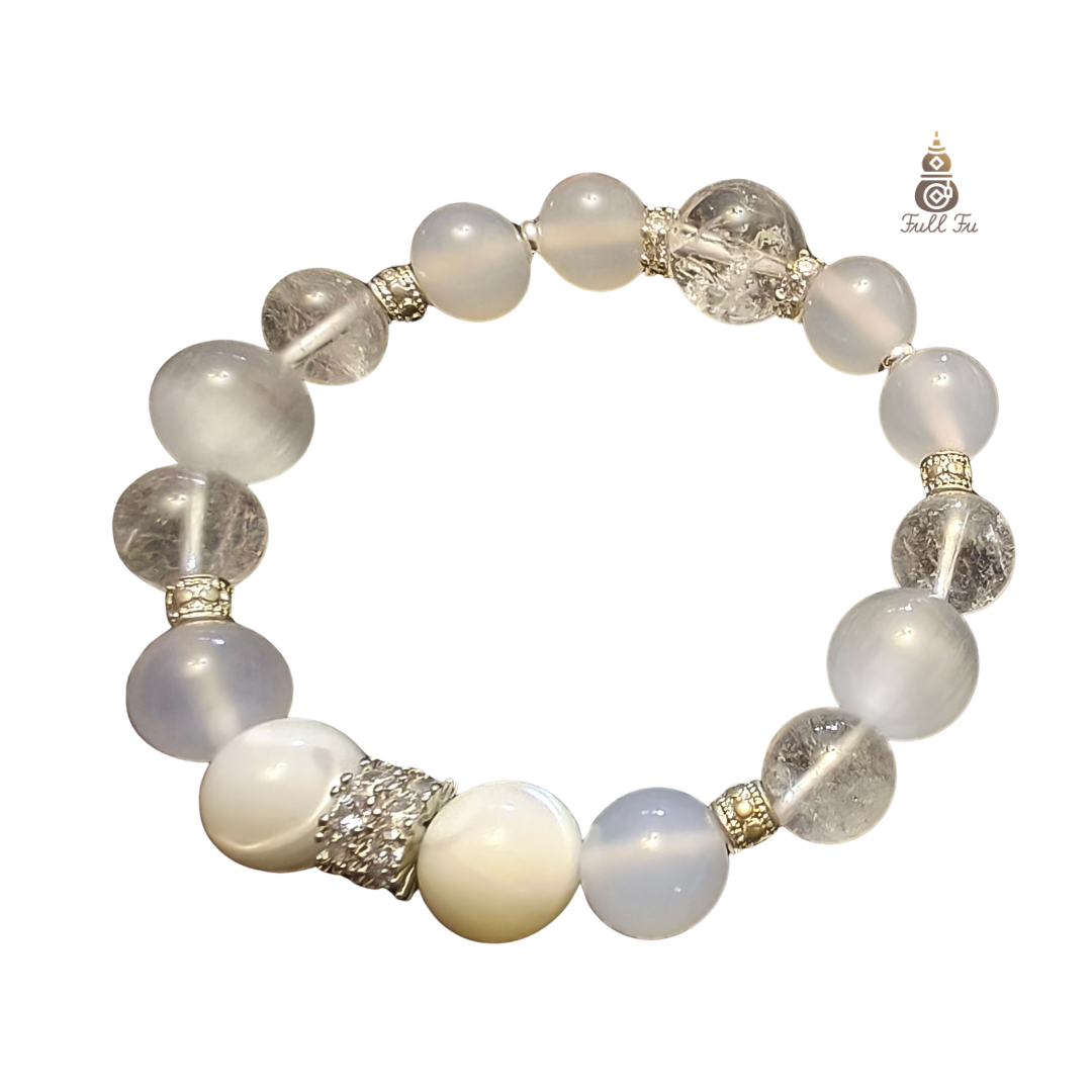 Five Elements Metal——White crystal bracelet