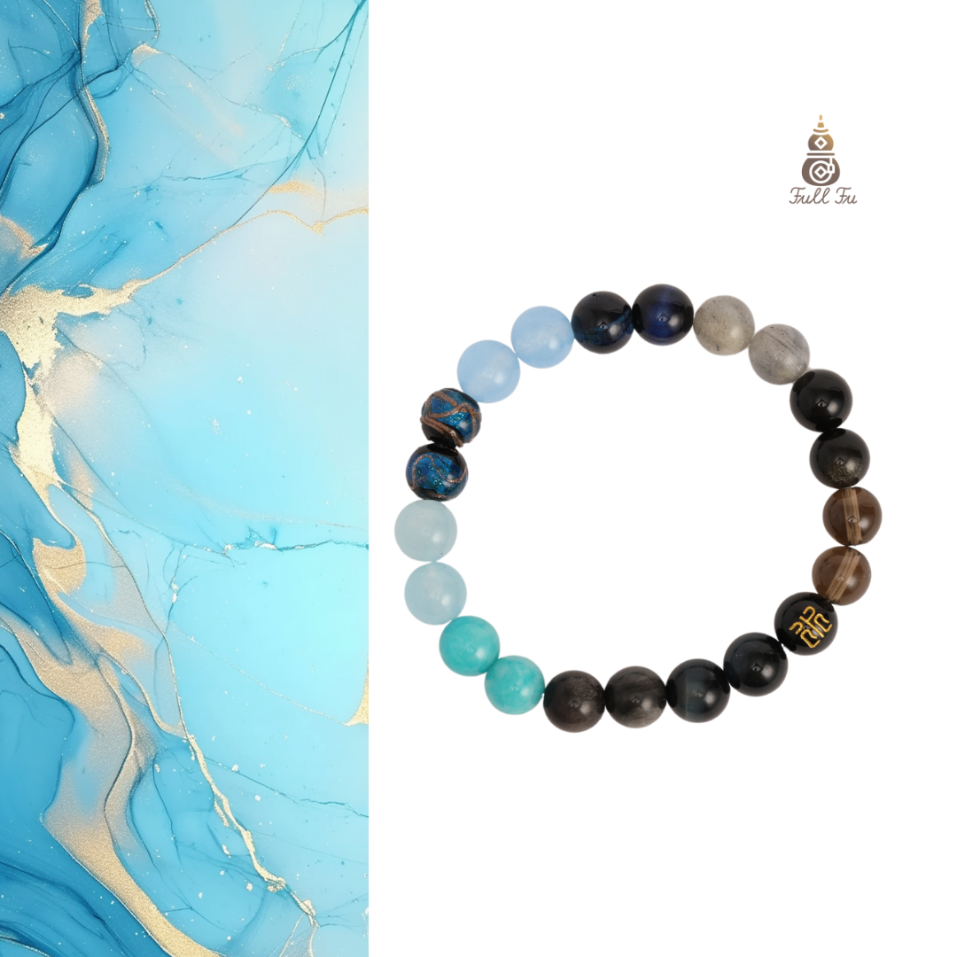 Five Elements Water——Blue crystal bracelet