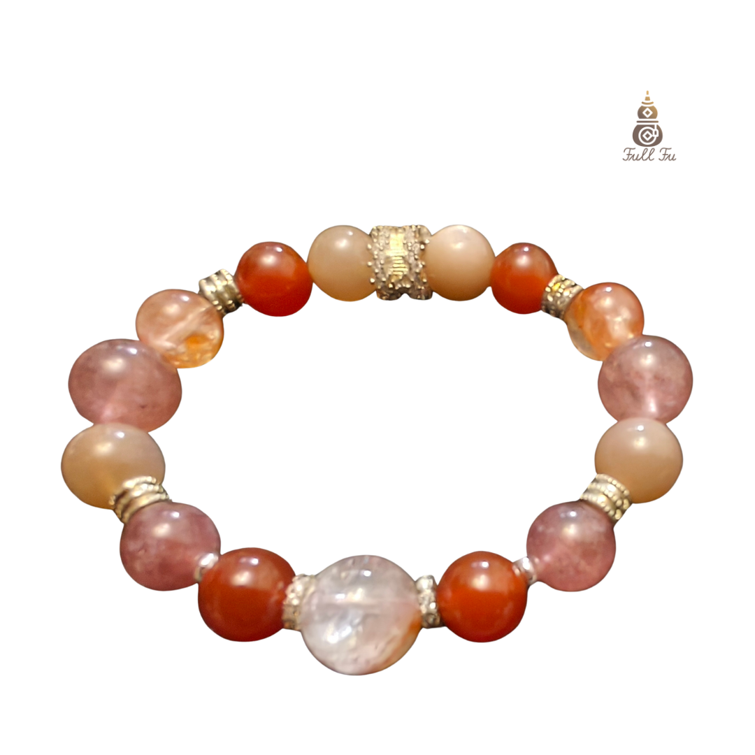 Five Elements Fire——Red crystal bracelet