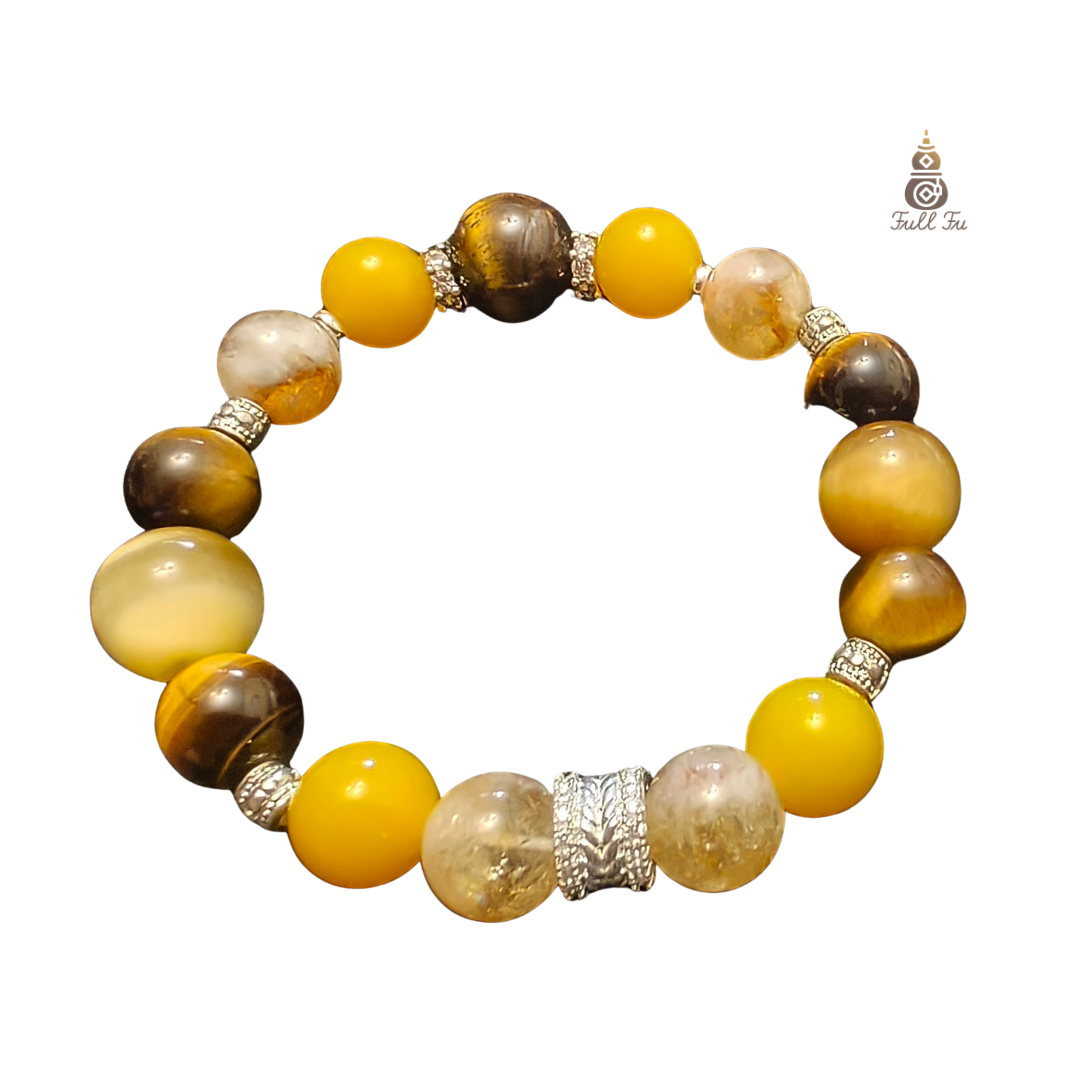 Five-Element Earth——Yellow crystal bracelet