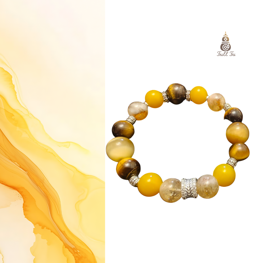 Five-Element Earth——Yellow crystal bracelet