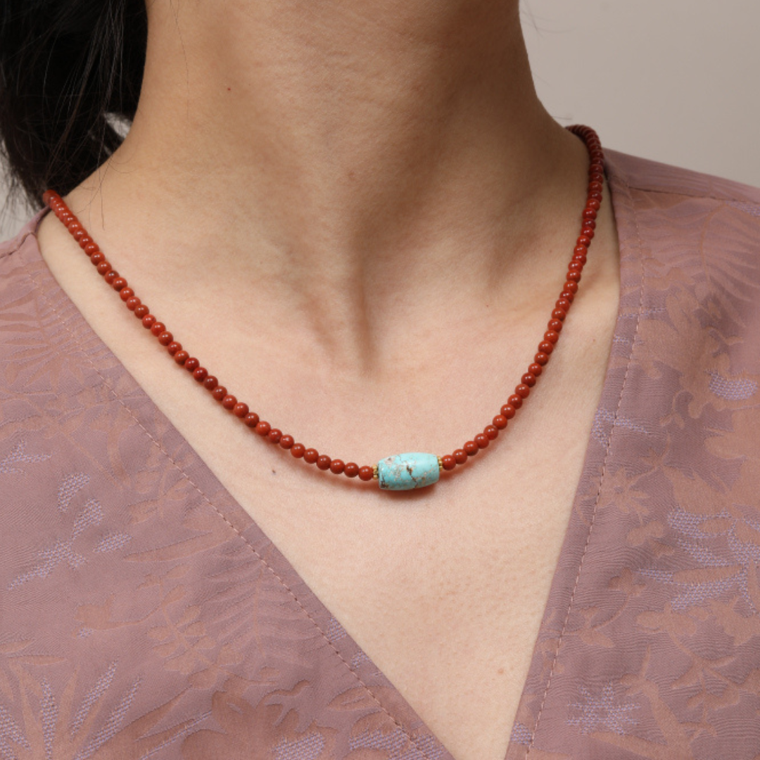 Collana Lucky Strike South Red Agate