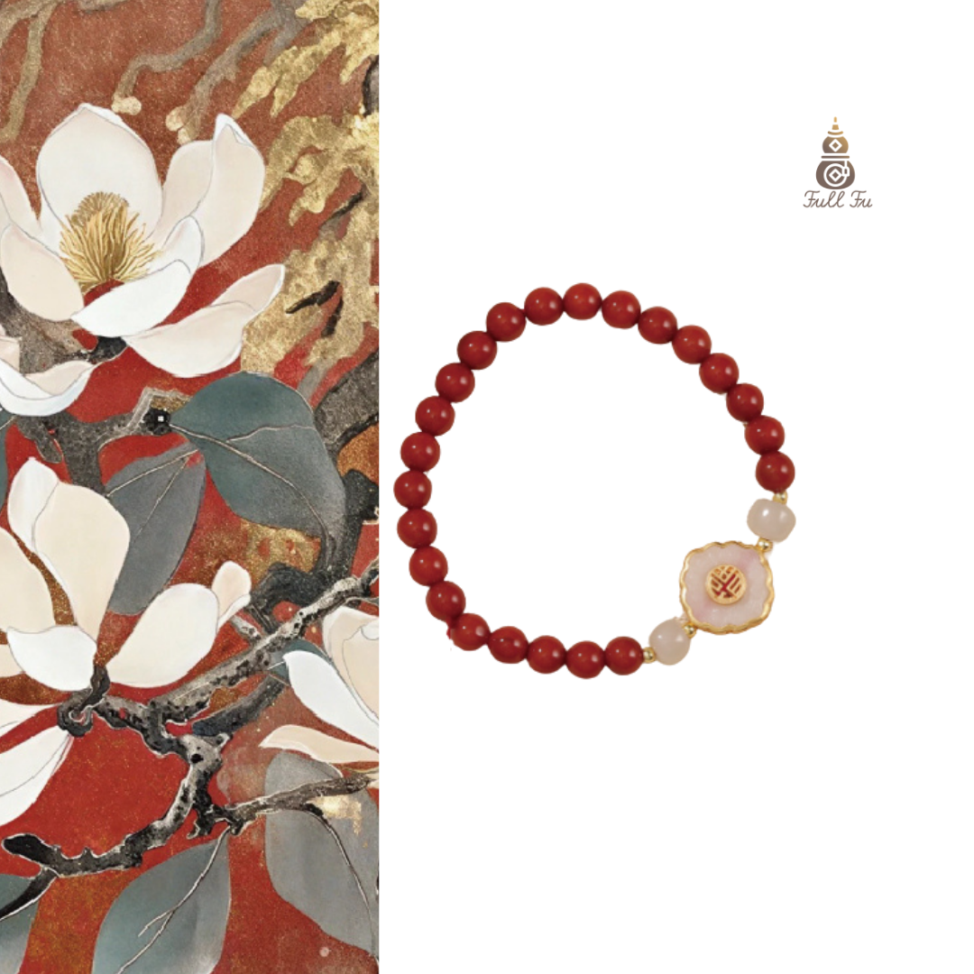 Red Agate Chalcedony Blessing Bracelet