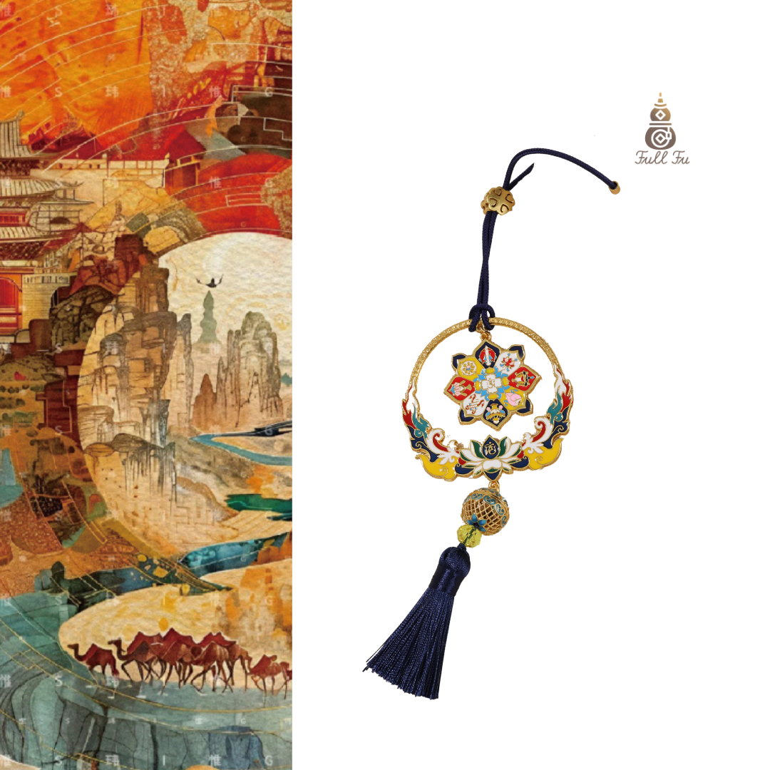 Eight auspicious pendants