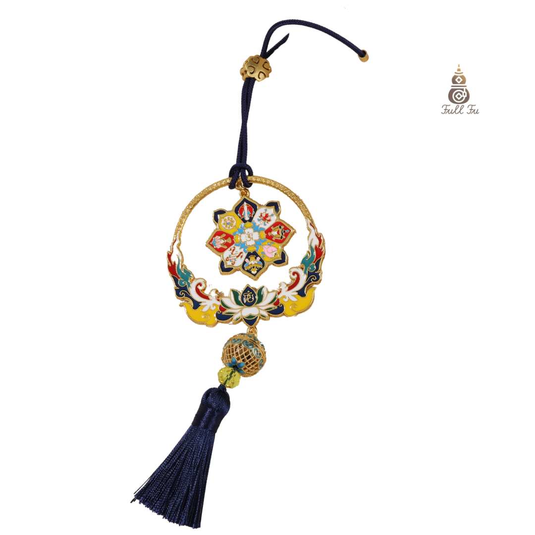 Eight auspicious pendants