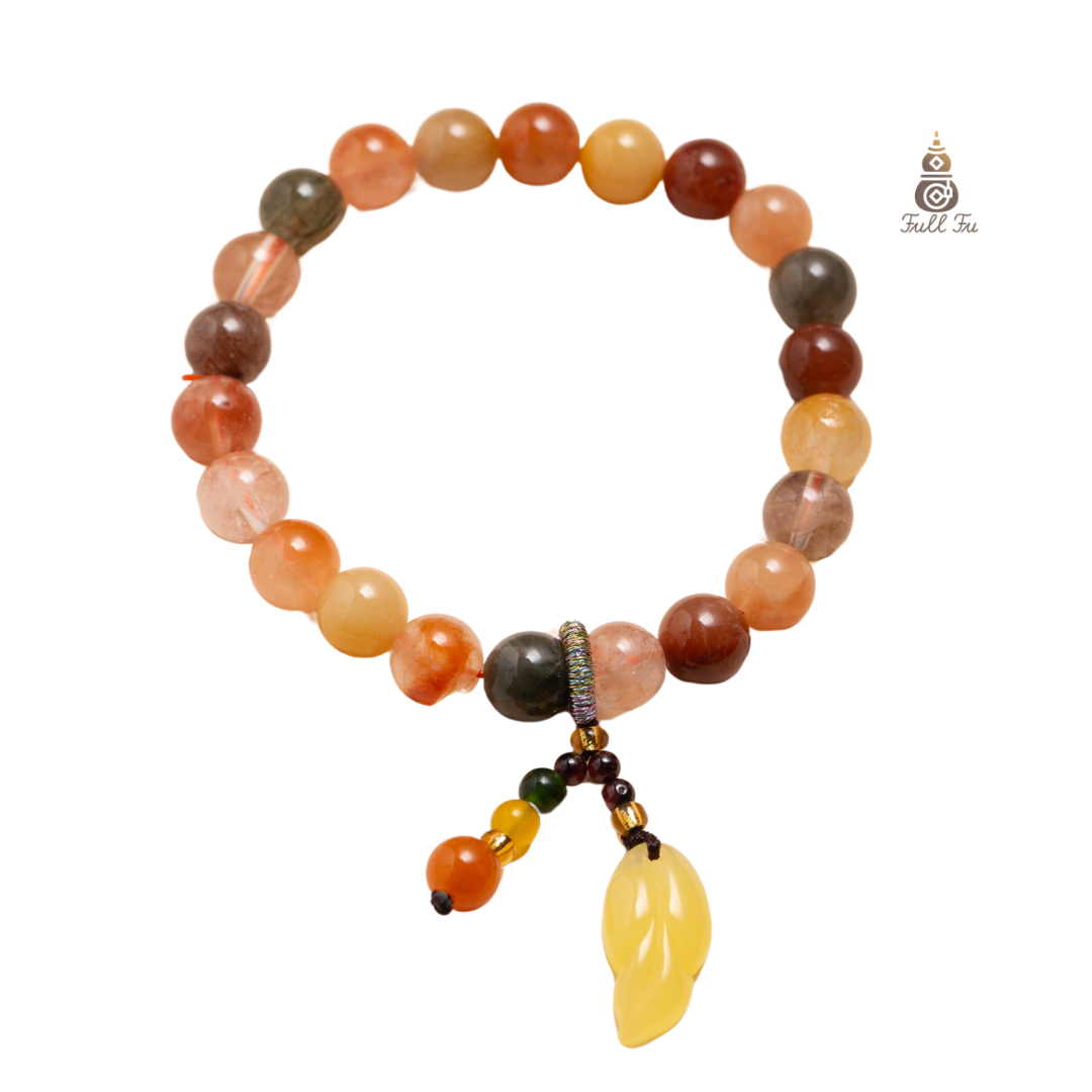 Full Fu Rutilated Quartz Lucky Bracelet