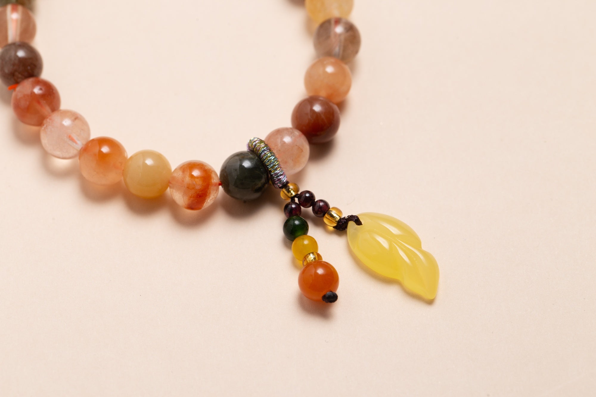 Full Fu Rutilated Quartz Lucky Bracelet