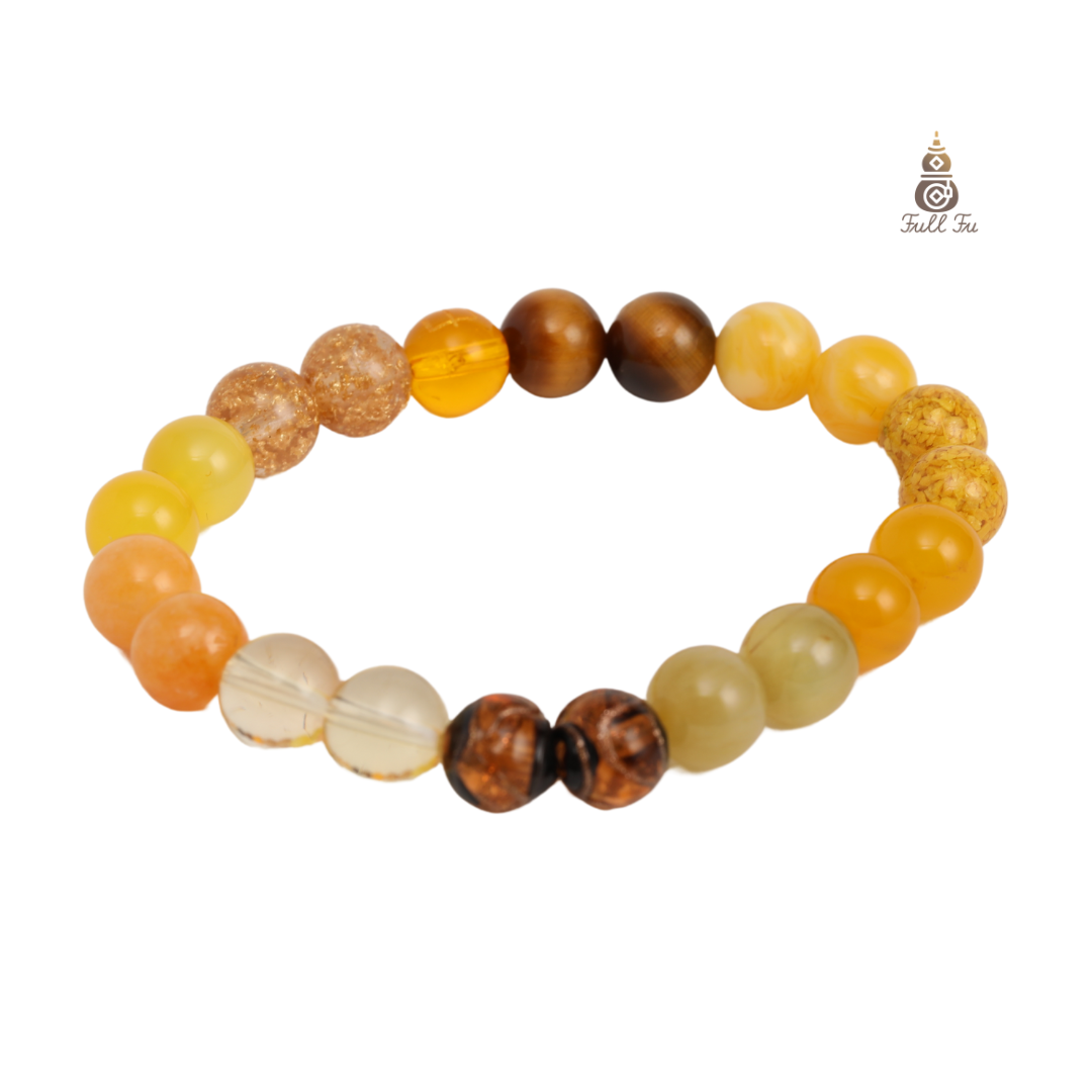 Five-Element Earth——Yellow crystal bracelet
